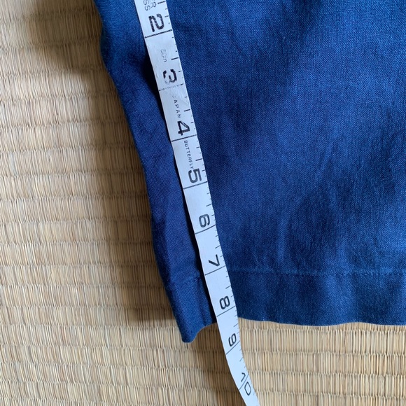 Willi Smith Linen navy shorts, size 8 - Picture 2 of 5